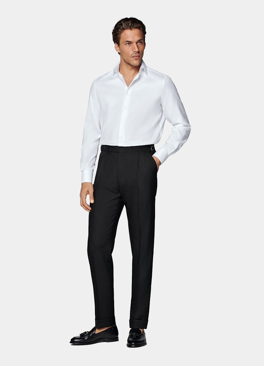 White Royal Oxford Slim Fit Shirt