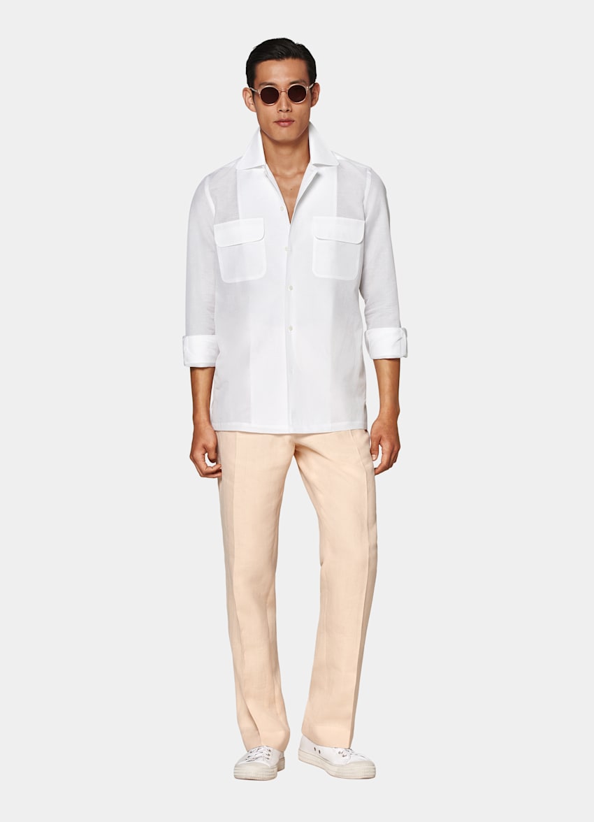 Camisa Safari blanca