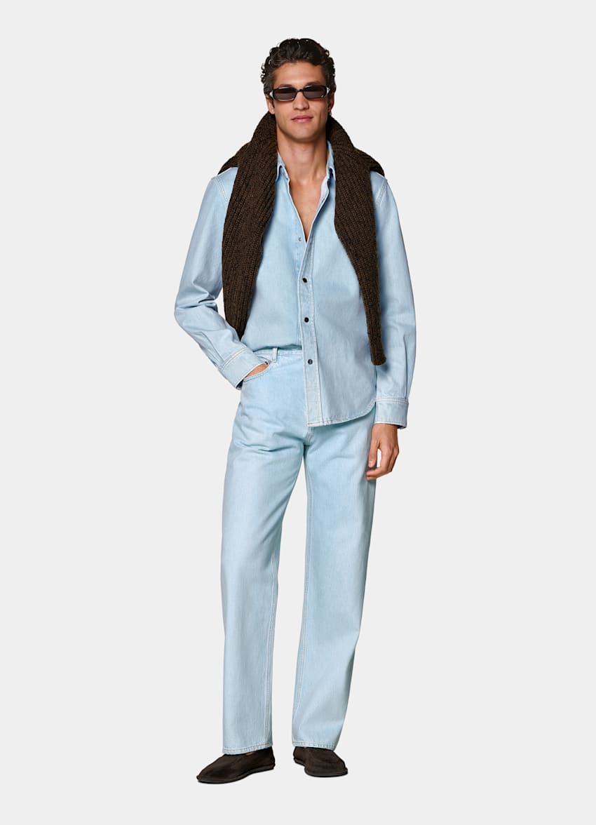 Light Blue Cotton Shirt