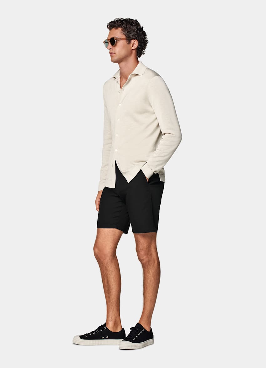 Short Slim Leg noir