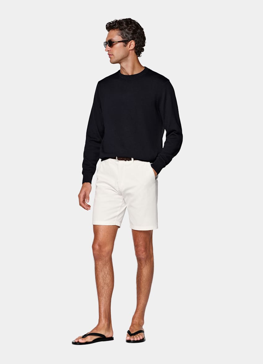 Off-White Slim Leg Chino Shorts