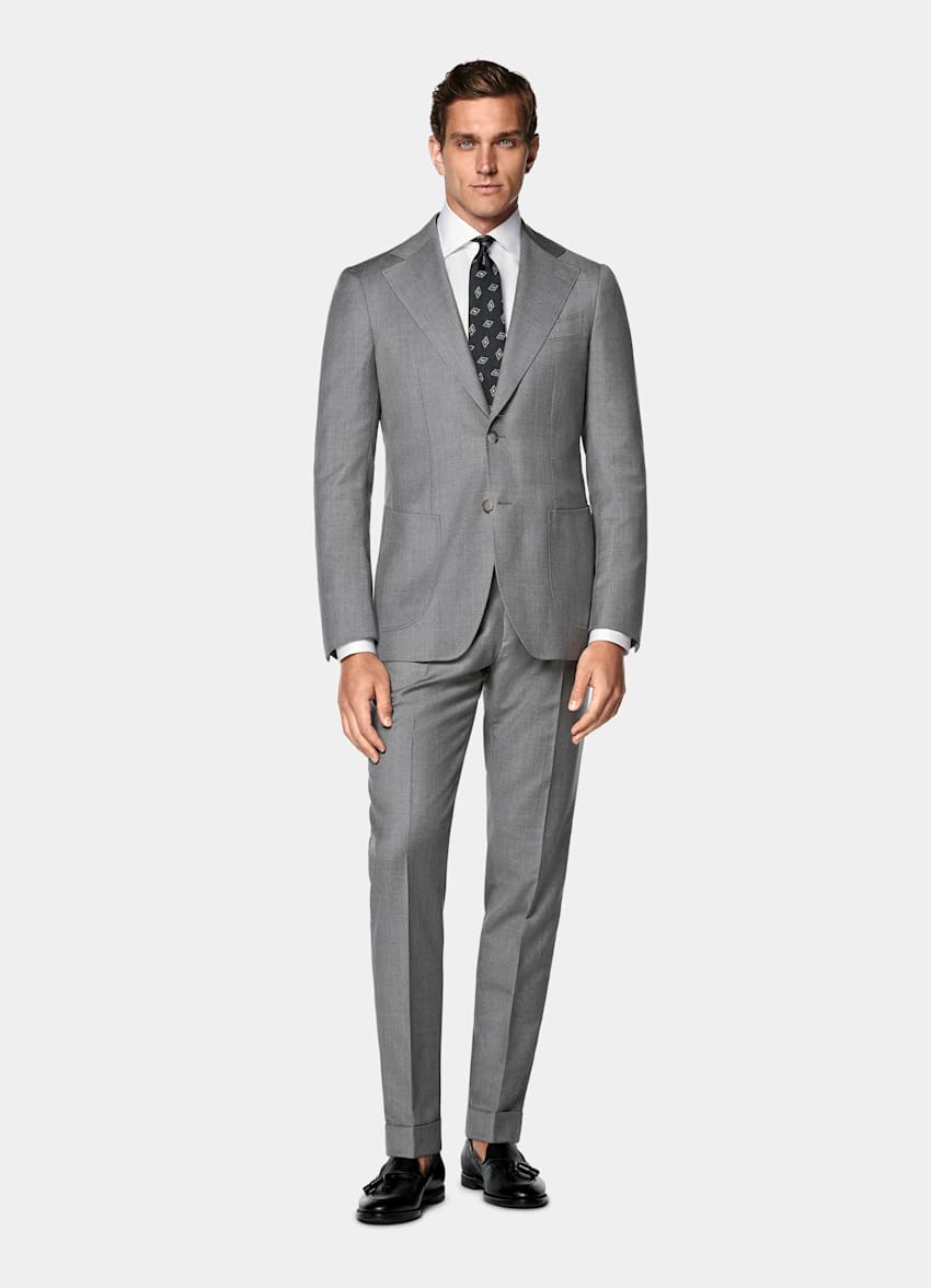 Mid Grey Perennial Tailored Fit Havana Suit
