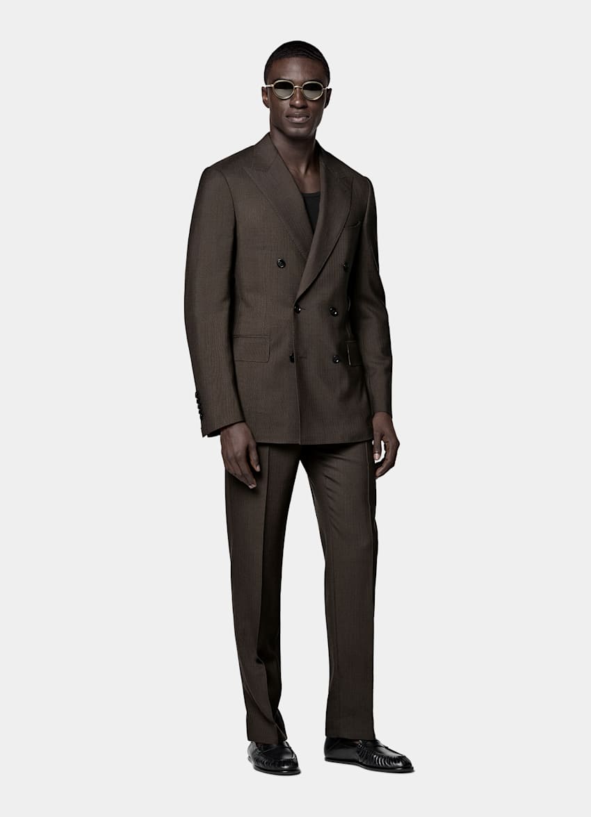 Dark Green Tailored Fit Milano Suit