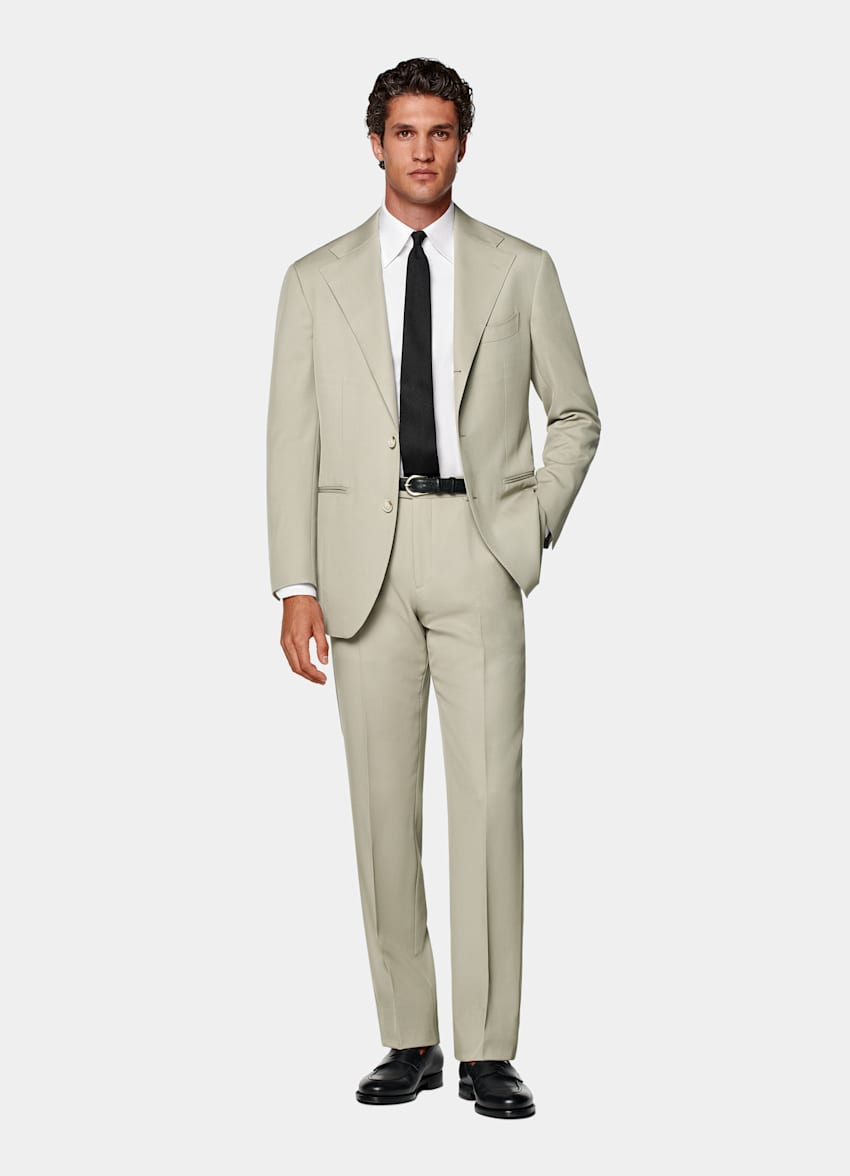 Roma Perennial Anzug hellgrün Relaxed Fit