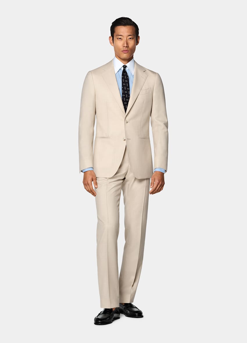 Light Brown Perennial Tailored Fit Havana Suit