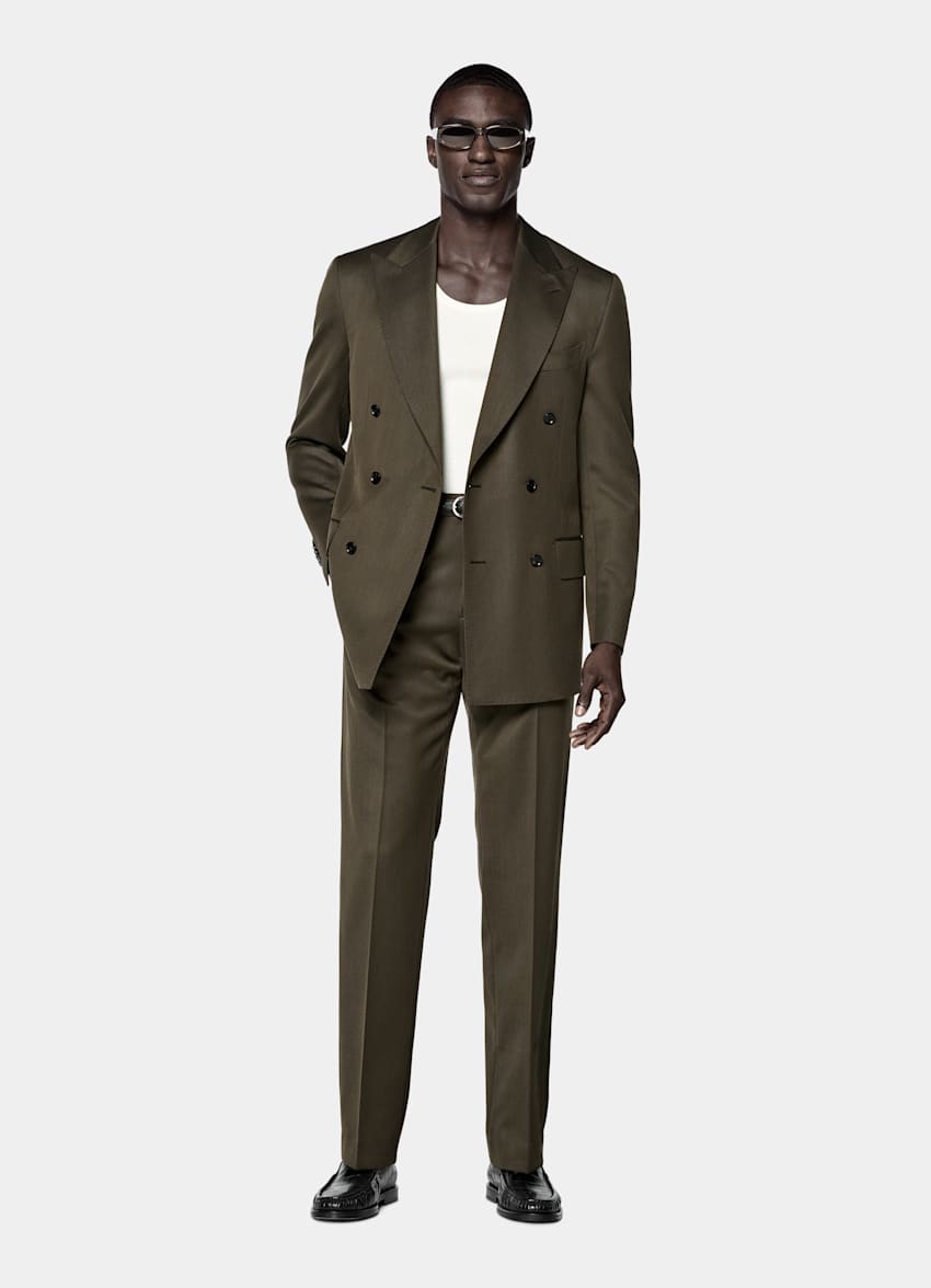Abito Milano tailored fit verde scuro