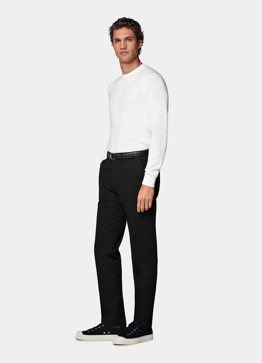 Chinos negros Slim Leg Straight