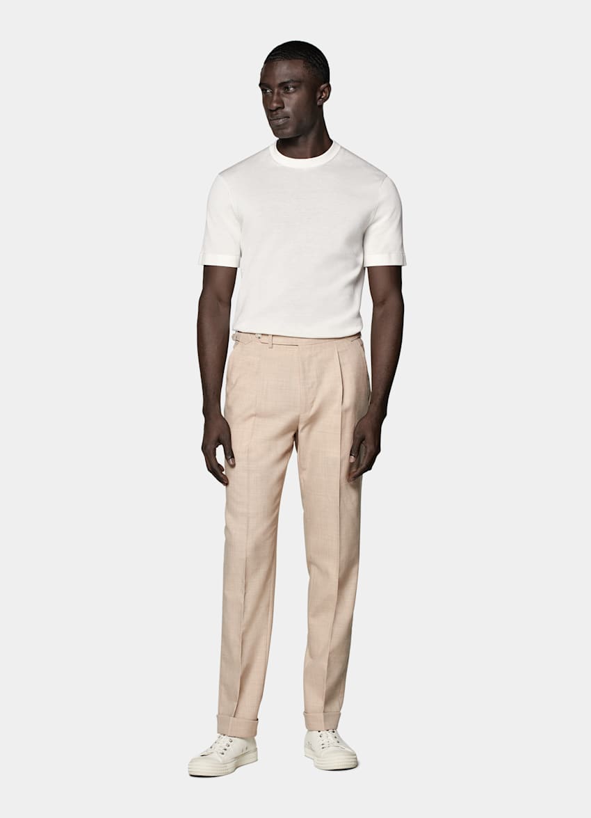 Hose sand Slim Leg tapered