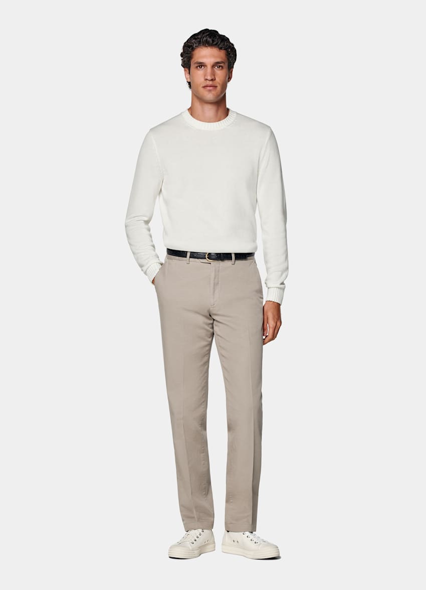 Chino Slim Leg Straight taupe
