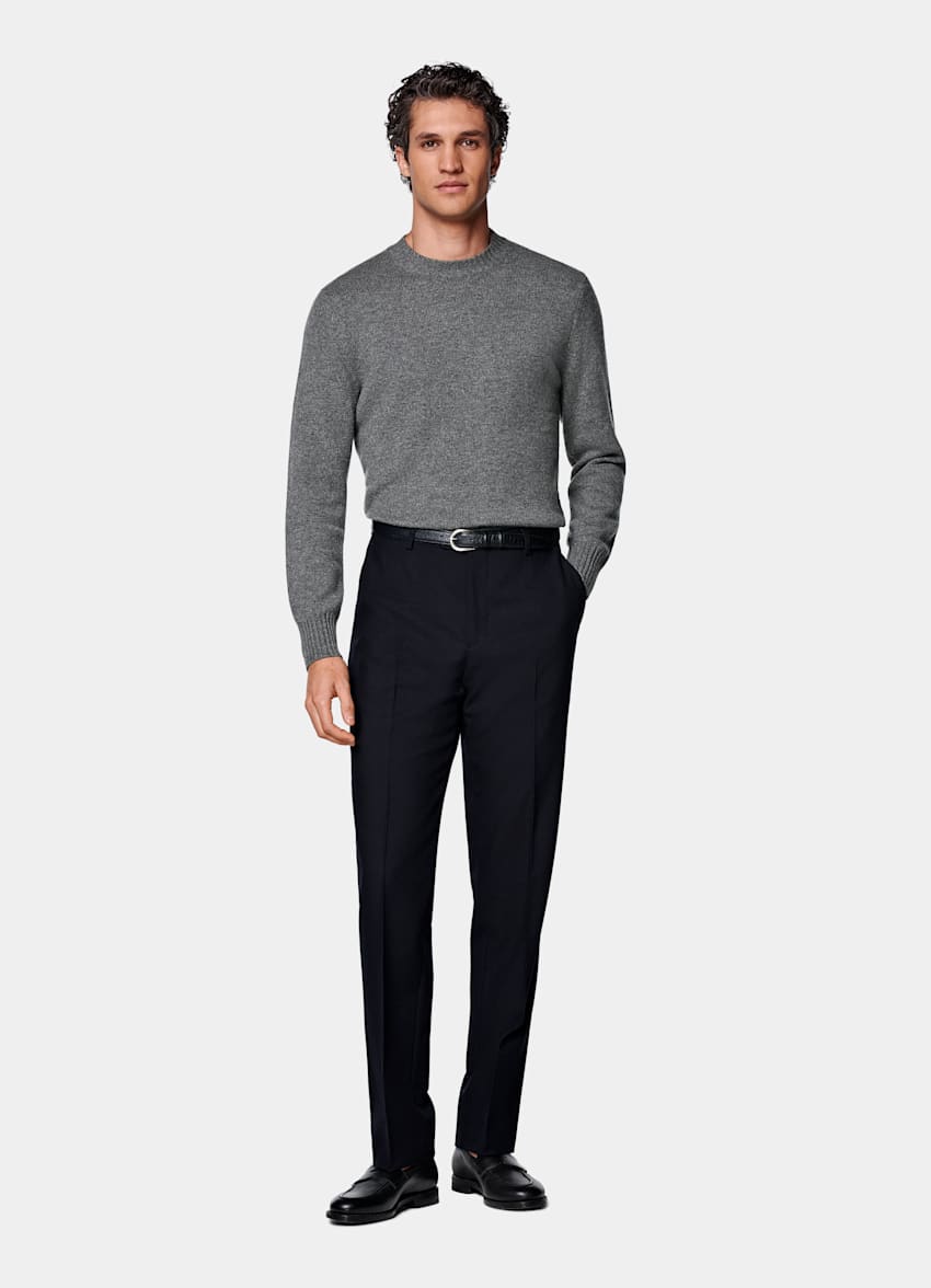 Anzughose navy Straight Leg