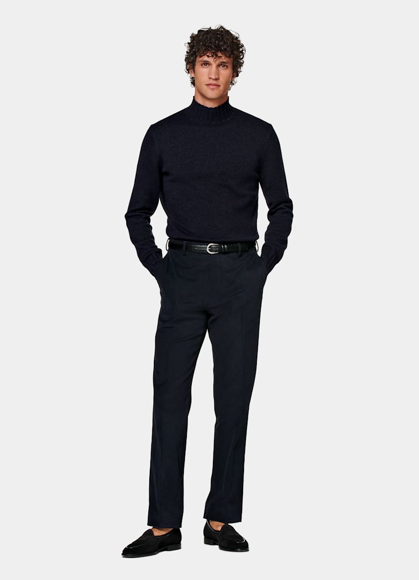 Hose navy Straight Leg