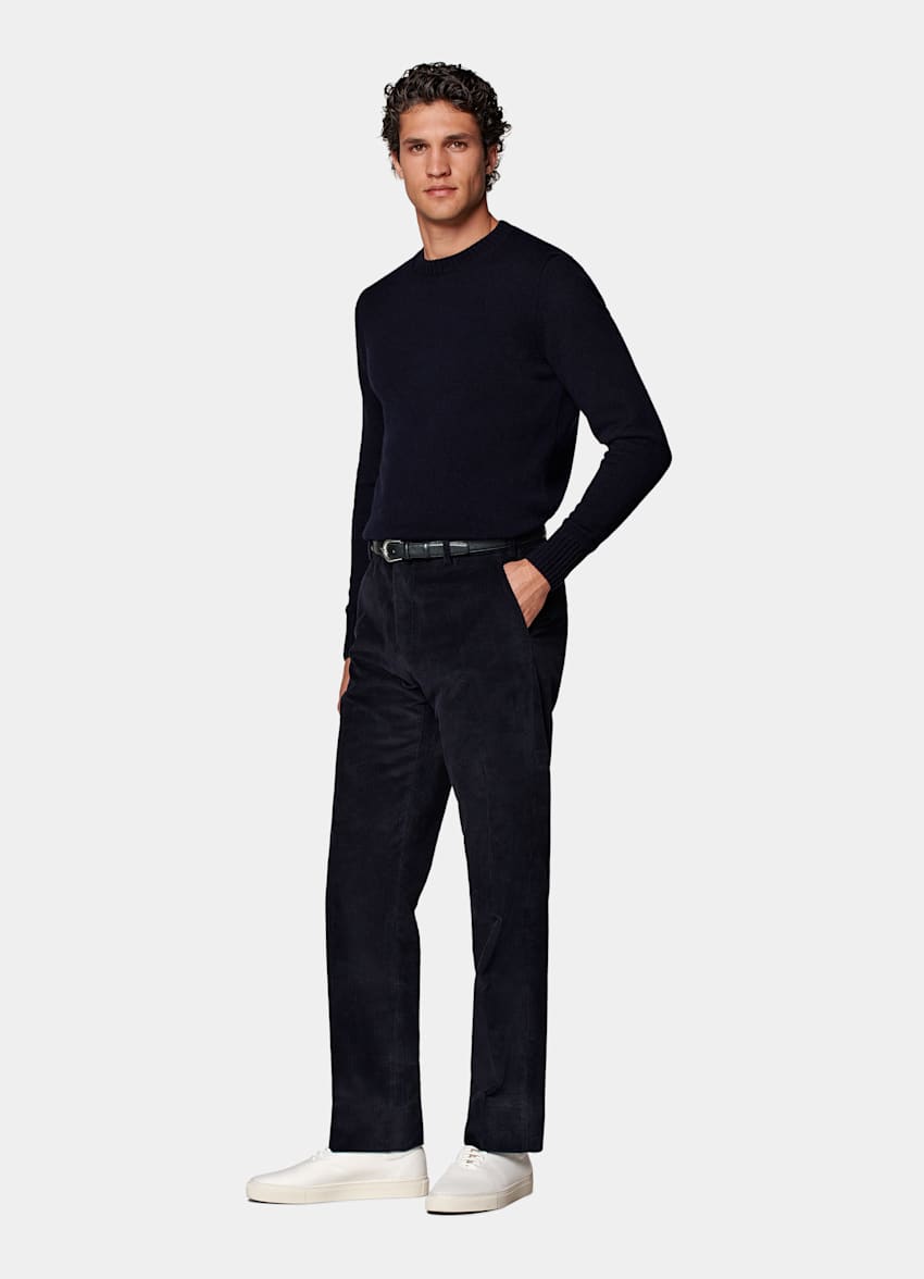 Hose navy Straight Leg
