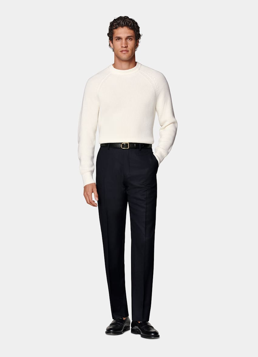 Anzughose navy Straight Leg