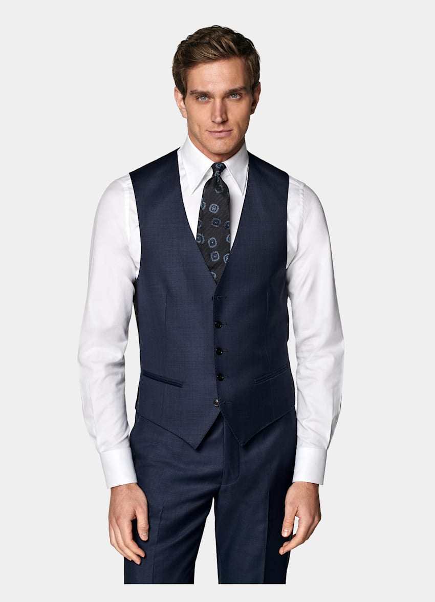 Mid Blue Waistcoat