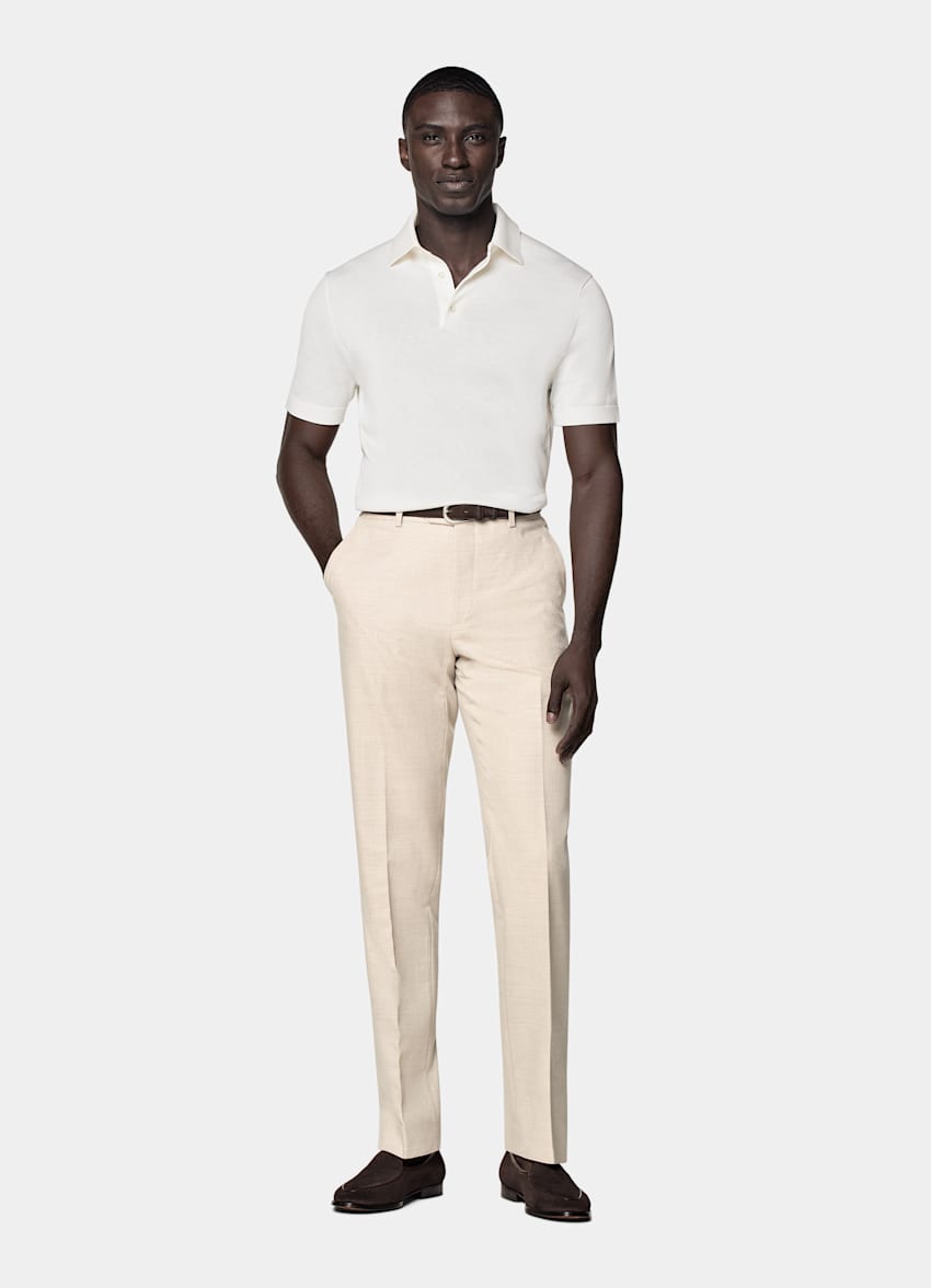 Polo color crudo