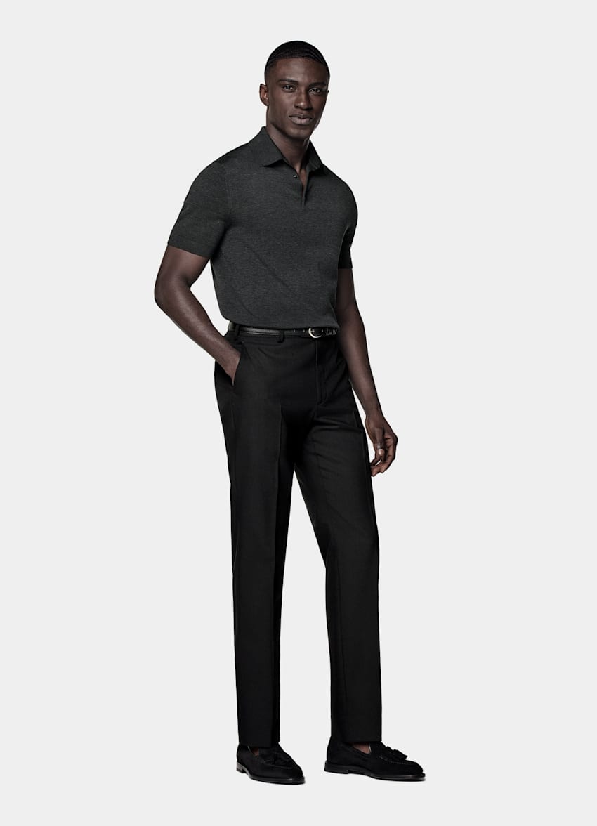 Dark Grey Polo