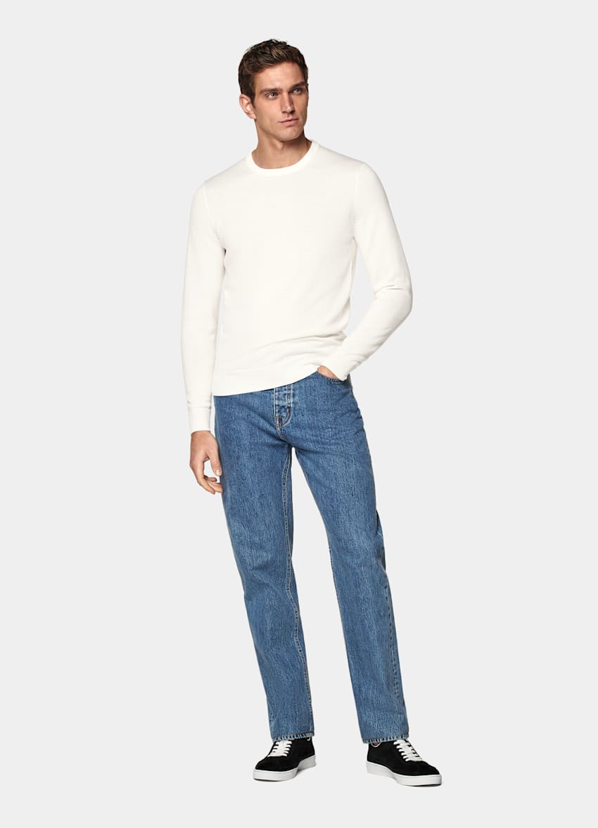 Off-White Merino Crewneck