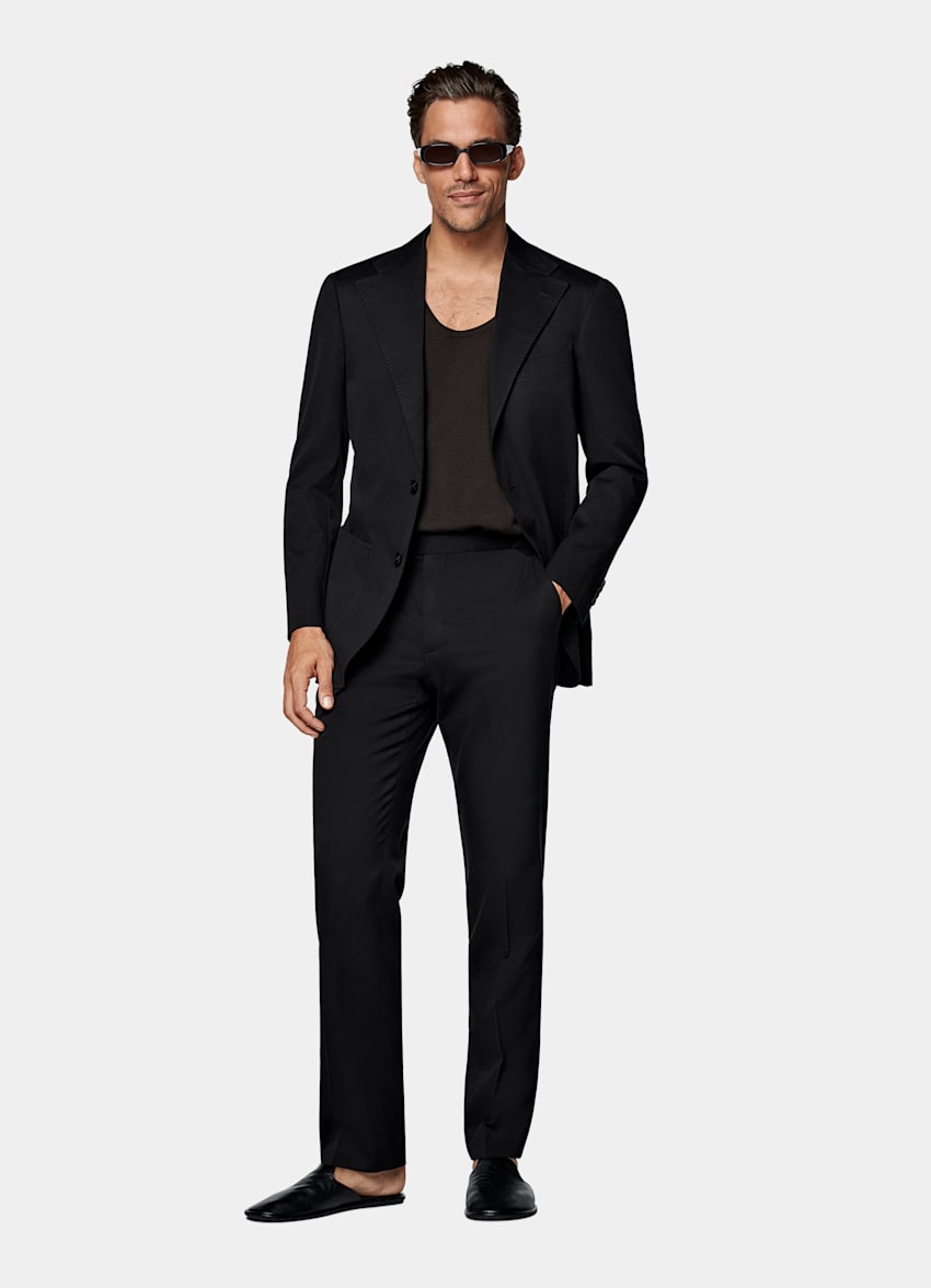 Costume Roma coupe Relaxed noir