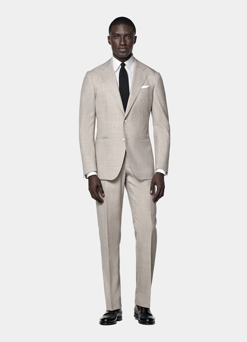 Light Brown Perennial Tailored Fit Havana Suit