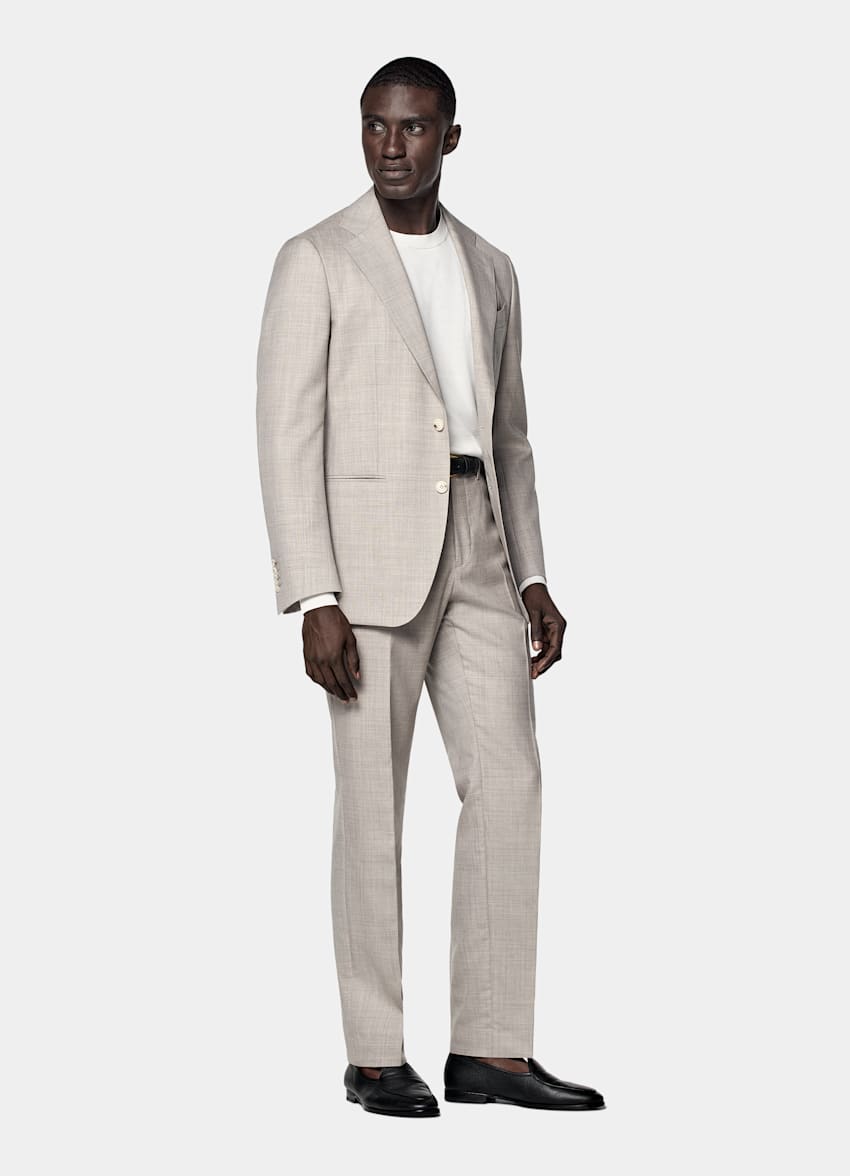 Havana Perennial Anzug hellbraun Tailored Fit