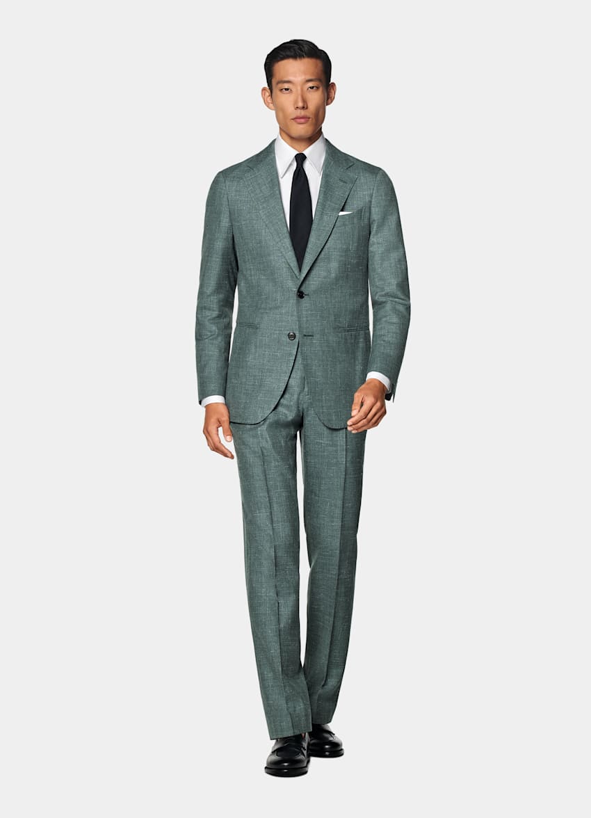 Costume Havana coupe Tailored vert
