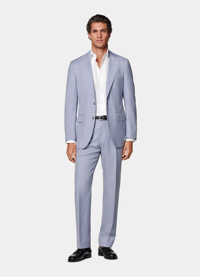 Havana Perennial Anzug hellblau Tailored Fit