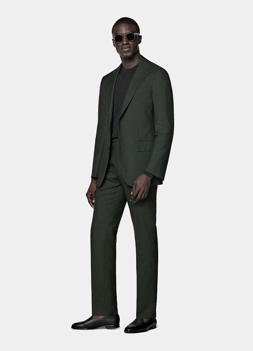 Dark Green Perennial Tailored Fit Havana Suit
