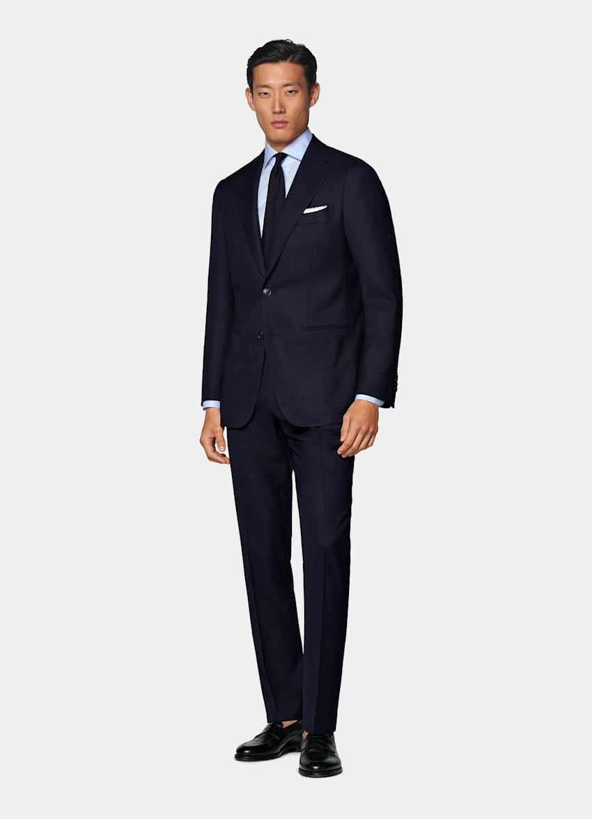 Costume Perennial Havana coupe Tailored bleu marine