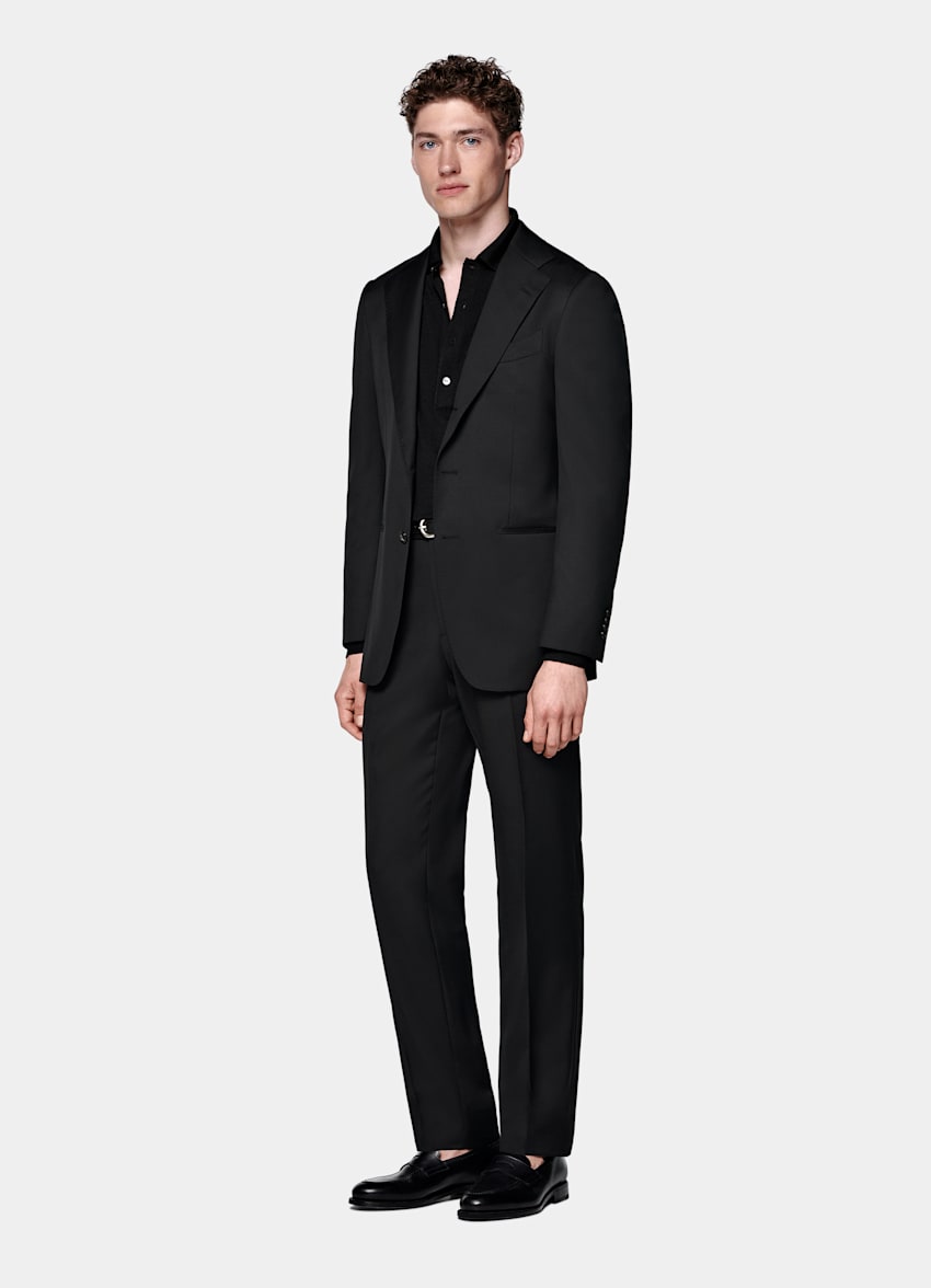 Black Perennial Tailored Fit Havana Suit