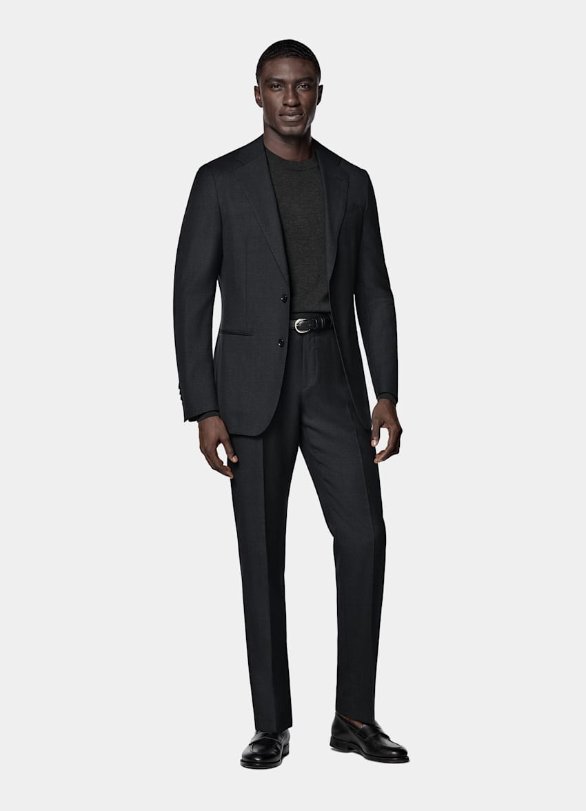 Havana Perennial Anzug dunkelgrau Tailored Fit