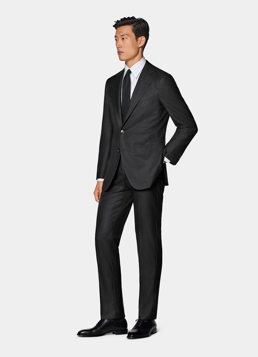 Traje Havana gris oscuro corte Tailored