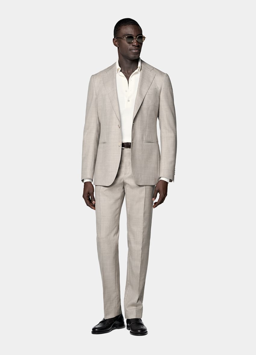 Light Brown Perennial Tailored Fit Havana Suit