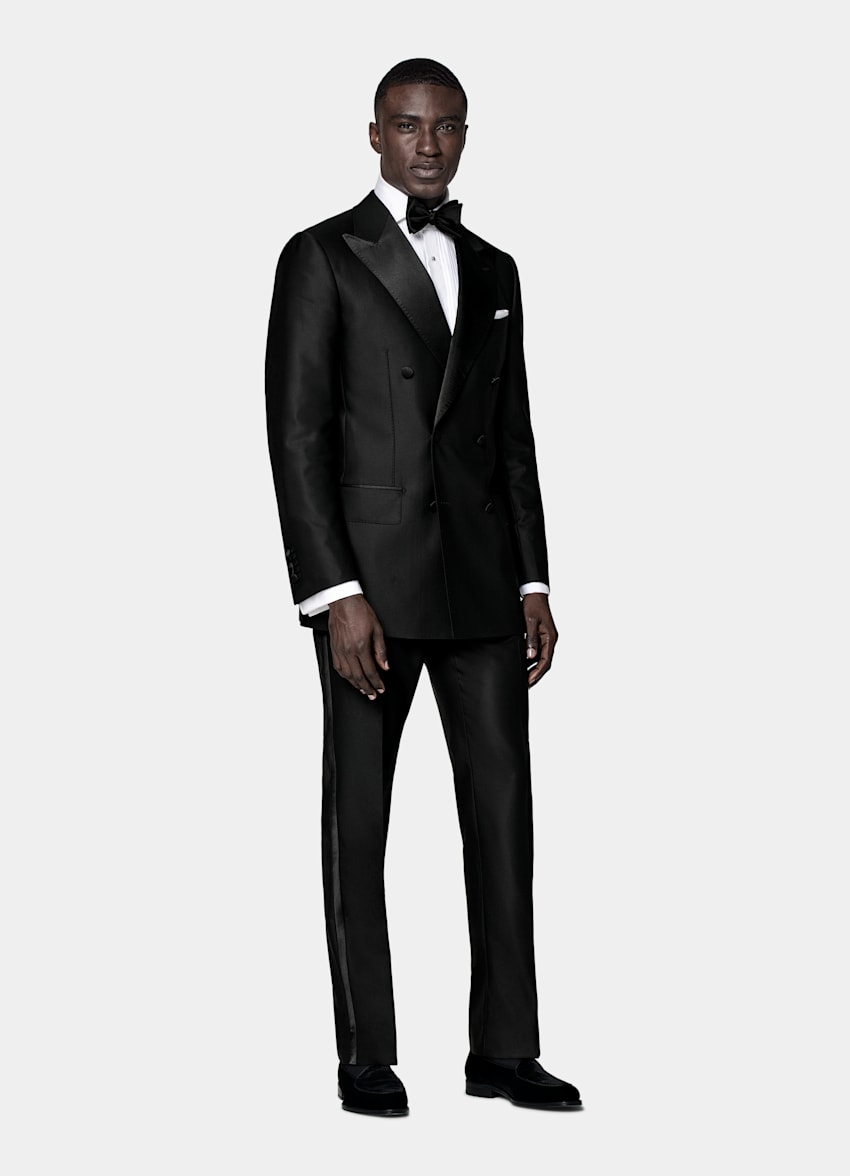 Black Tailored Fit Milano Tuxedo