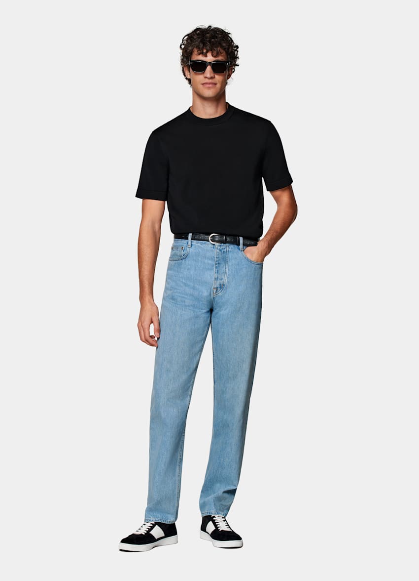 Vaqueros azul claro Straight Leg