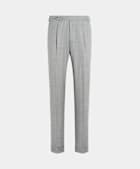 SUITSUPPLY All season Lana 4-ply no stiro - Rogna, Italia Pantaloni grigio chiaro slim leg tapered