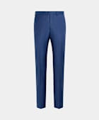 SUITSUPPLY All Season Pure S110's Wool by Vitale Barberis Canonico, Italy Mid Blue Slim Leg Straight Suit Trousers