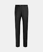 SUITSUPPLY All Season Pure Wool by Reda, Italy Dark Grey Perennial Slim Leg Straight Suit Trousers