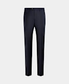 SUITSUPPLY All Season Pure Wool by Reda, Italy Navy Perennial Slim Leg Straight Suit Trousers