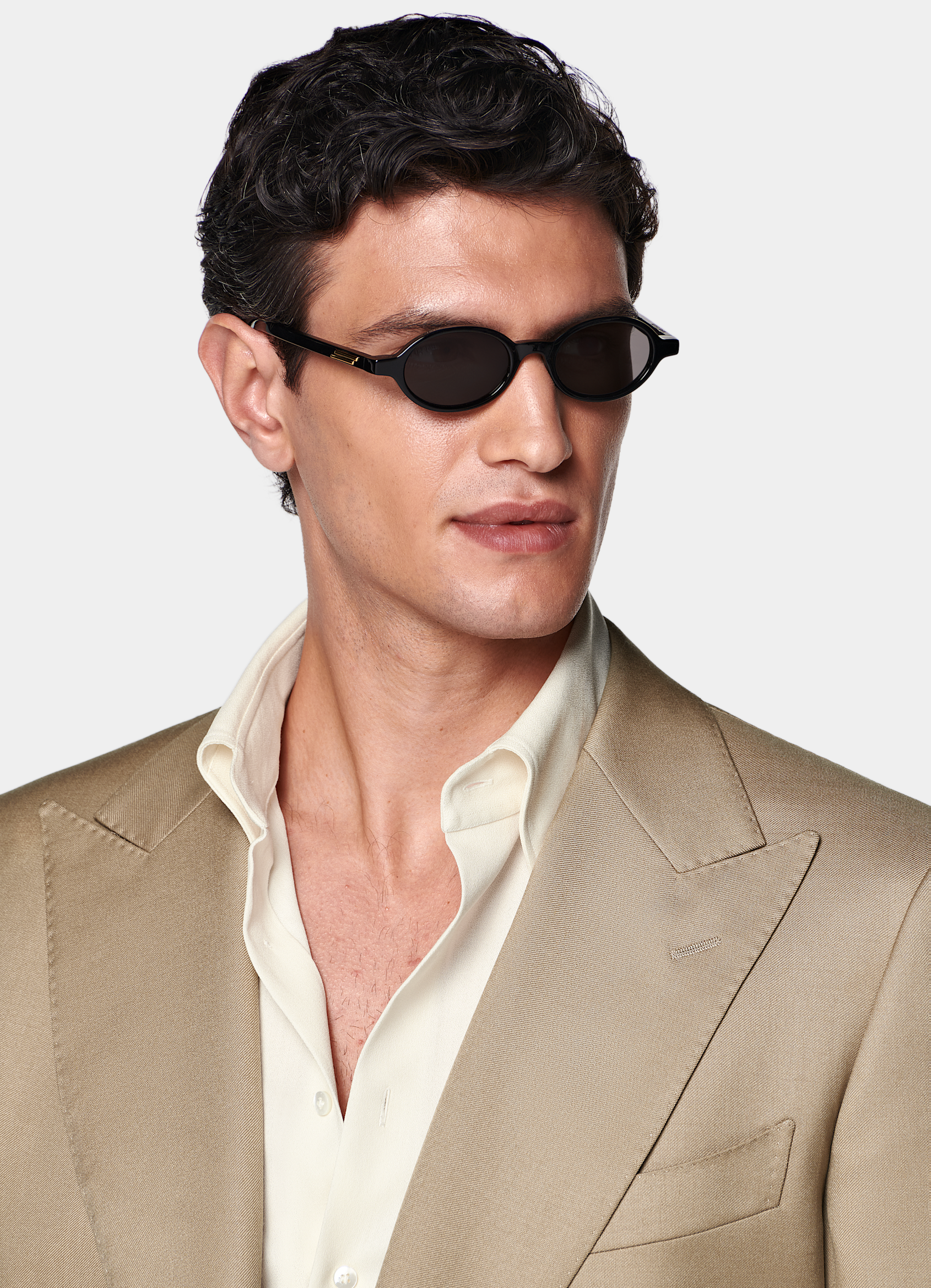 SUITSUPPLY All season Laine et mohair par Vitale Barberis Canonico, Italie Costume Milano coupe Tailored marron moyen