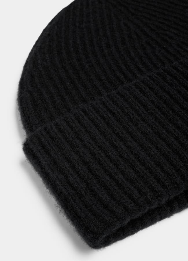 SUITSUPPLY Lana y cachemir Gorro negro