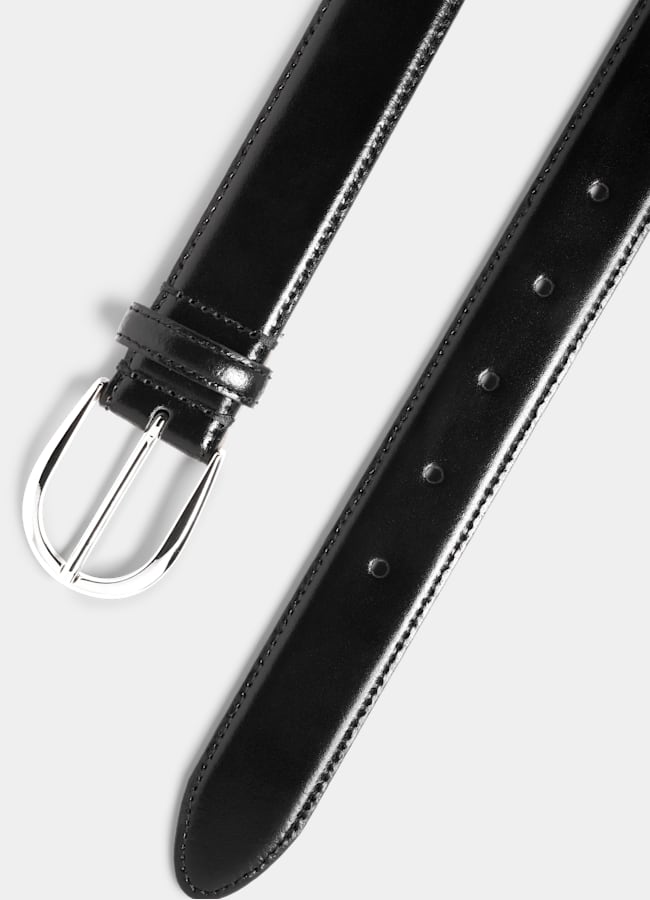 SUITSUPPLY Pelle di mucca italiana Cintura nera