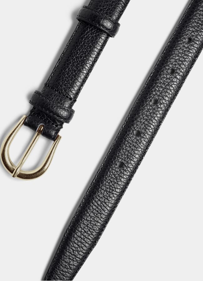 SUITSUPPLY Pelle di mucca italiana Cintura nera