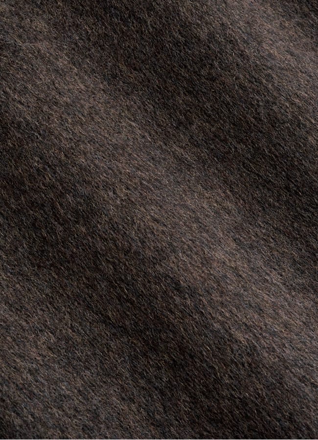 SUITSUPPLY Mélange laine et cachemire - Botto Giuseppe, Italie Caban marron foncé