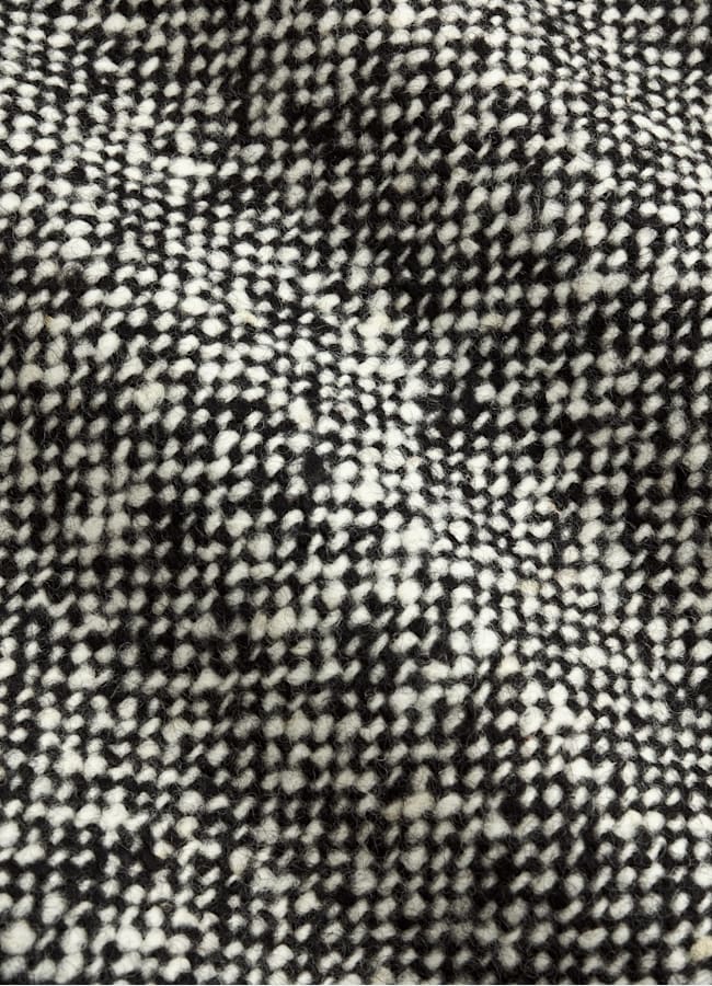 SUITSUPPLY Pure Wool by Moessmer, Italy Black Relaxed Raglan Overcoat