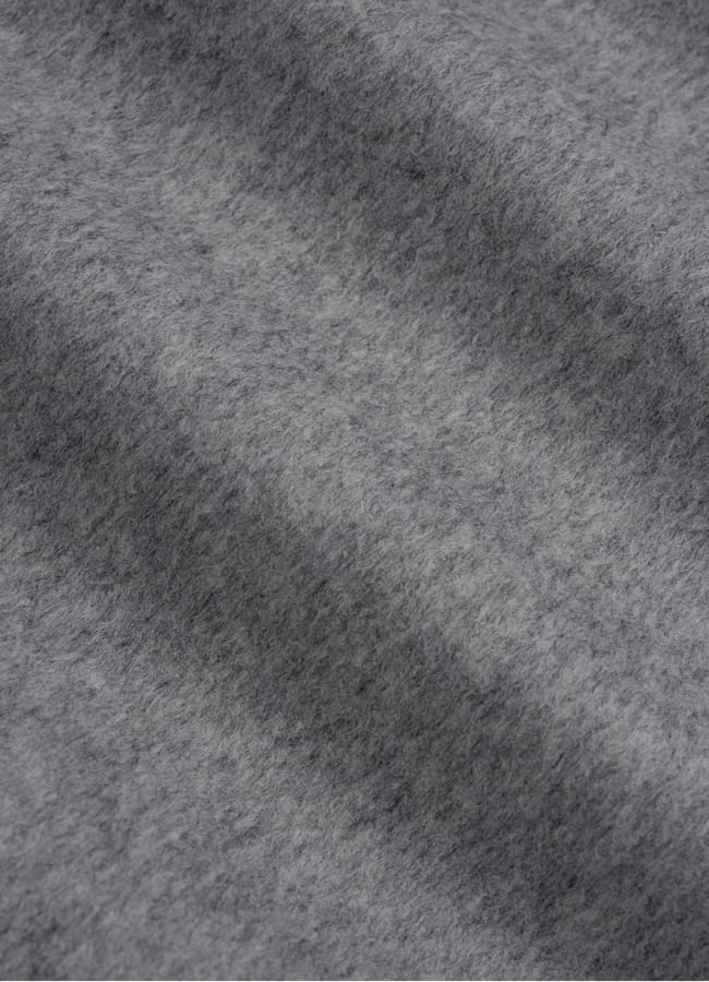 SUITSUPPLY Reine Schurwolle Mantel hellgrau