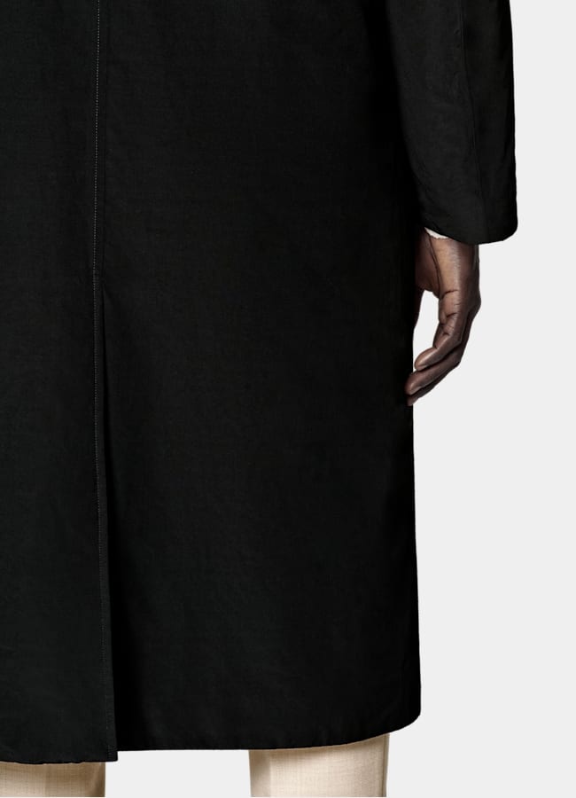 SUITSUPPLY Tessuto tecnico - Olmetex, Italia Cappotto nero imbottito