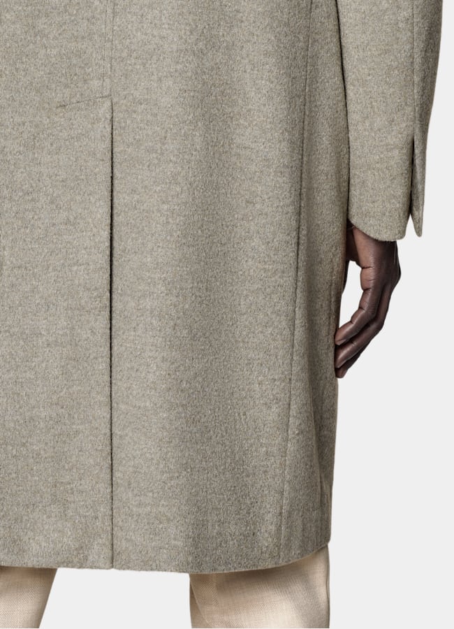 SUITSUPPLY Pure Wool Light Green Overcoat