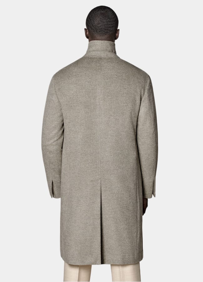 SUITSUPPLY Pure Wool Light Green Overcoat