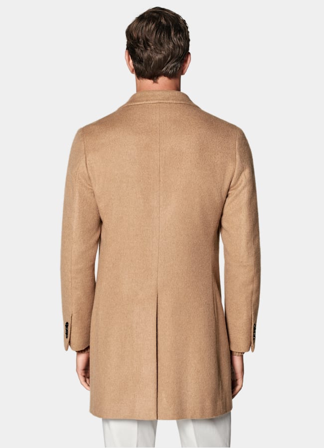 SUITSUPPLY Pure Camel by Rogna, Italy Mid Brown Overcoat