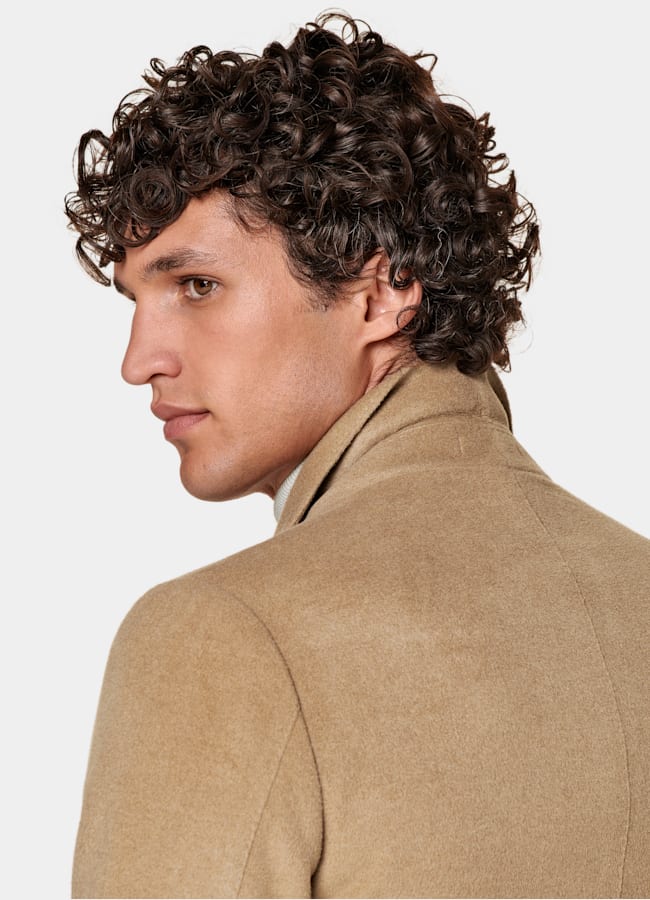 SUITSUPPLY Pure laine de chameau - Corrado, Italie Manteau marron moyen